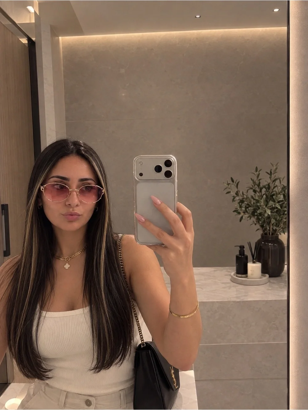 Pink Gradient Women's Fashion Sunglasses